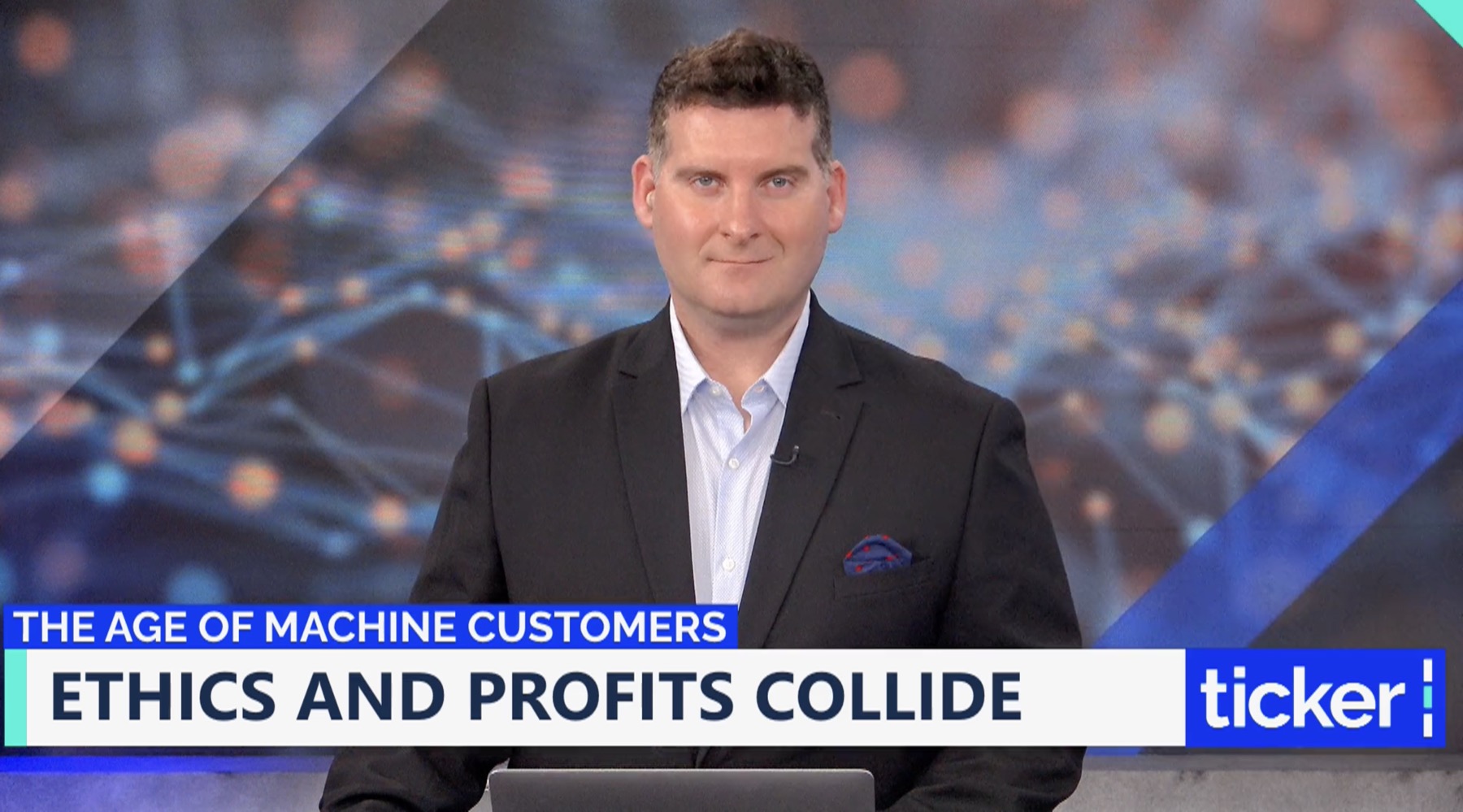 Ticker News segment on the age of machine customers